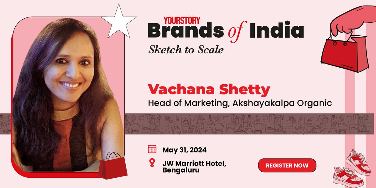 Excited to announce that Vachana Shetty (@Vachana), Head of Marketing at @Akshayakalpa Organic, will be joining us as a speaker at #BrandsOfIndia 2024! With her extensive experience in driving marketing strategies for organic and sustainable brands, Vachana will share her