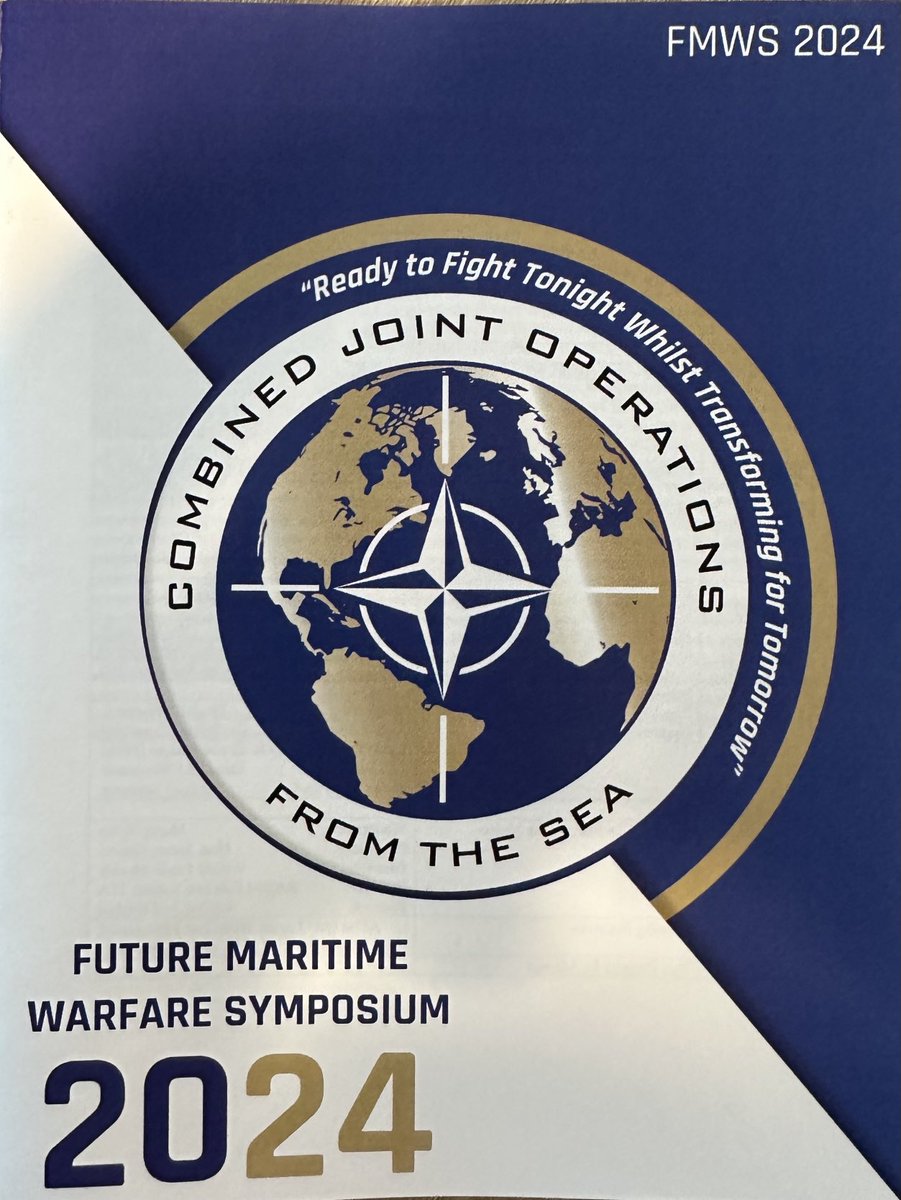 Honored to be speaking at the Future Maritime Warfare Symposium in Norfolk VA. ⁦@JFCNorfolk⁩ ⁦@ACScowcroft⁩ ⁦@AtlanticCouncil⁩