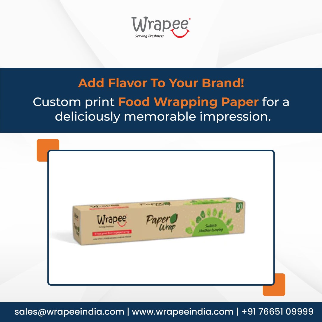 wrapeeindia's tweet photo. Add a flavorful touch to your brand with custom printed food wrapping paper. Make every bite a memorable impression!

For Inquire Now -: https://t.co/SKp6359DZv
call now : 7665109999

#Branding #CustomPackaging #FoodWrap #MemorableImpressions #FoodPresentation #UniqueBranding https://t.co/L7d1KCnCuo