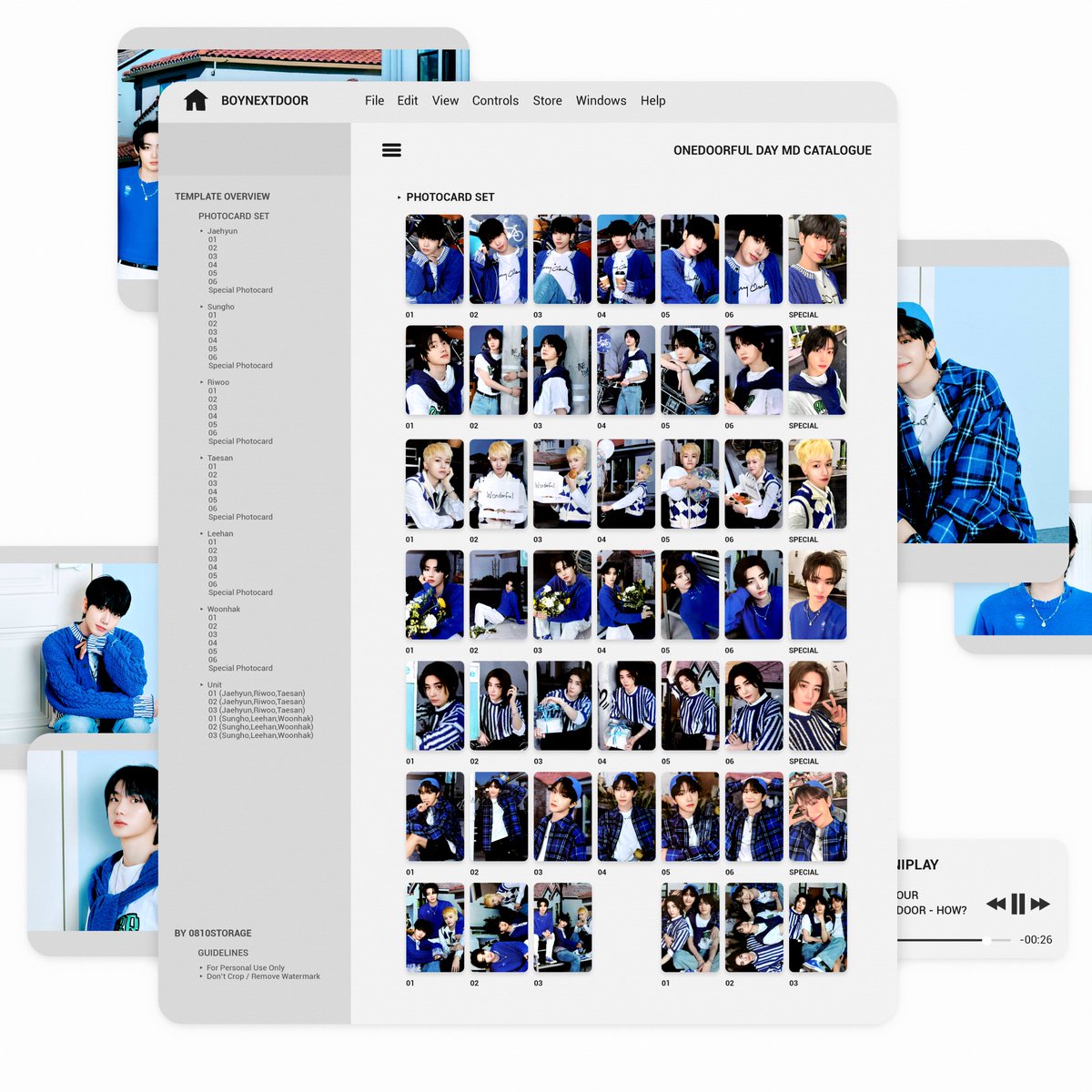 보이넥스트도어 보넥도 포카 BOYNEXTDOOR 