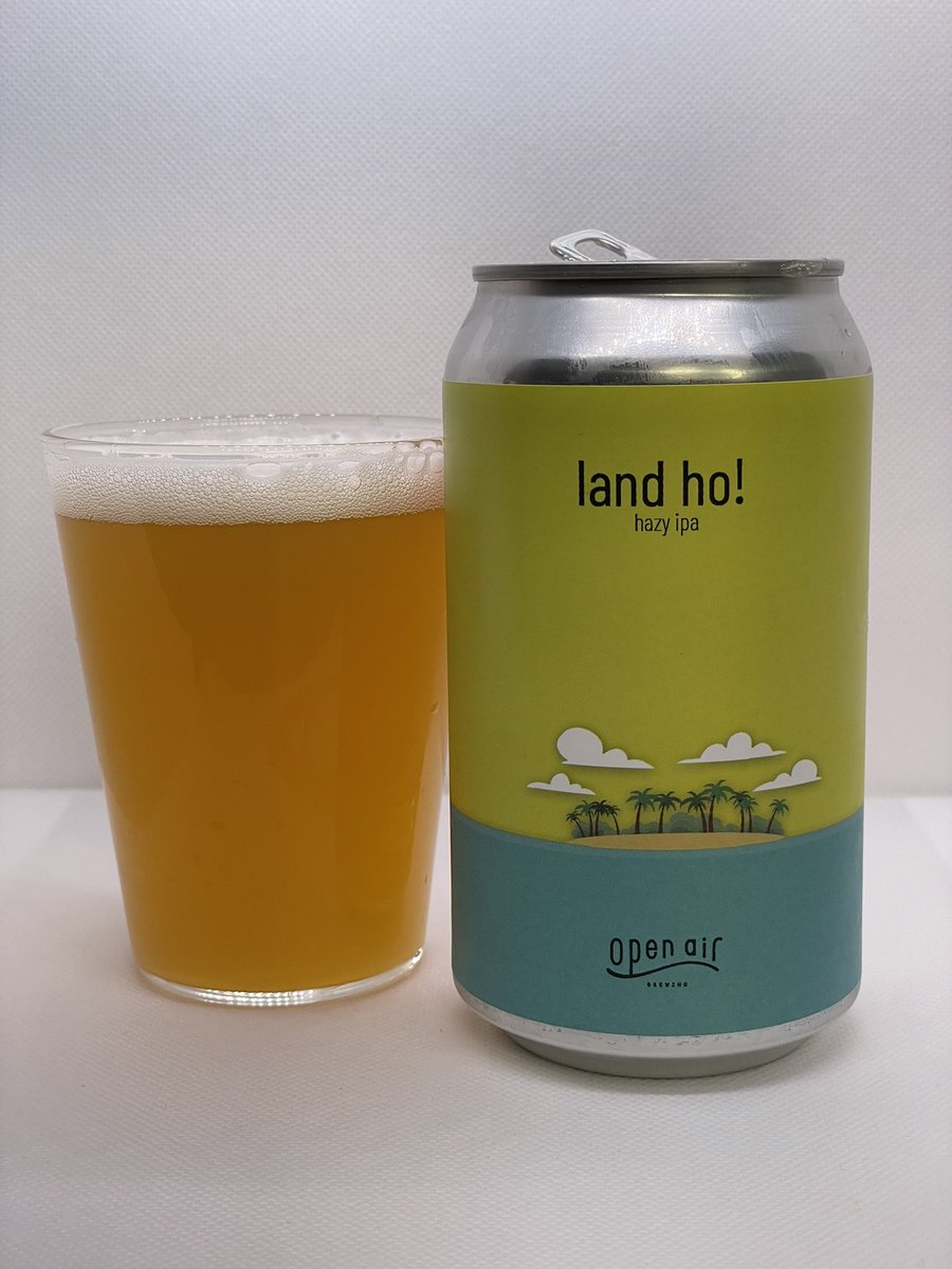 open air brewing 
land ho!
hazy ipa
ジューシーなマンゴー、ダンク感。美味いですね〜😊
コレが555円とは素晴らしいです！本当にありがとうございます！🙇