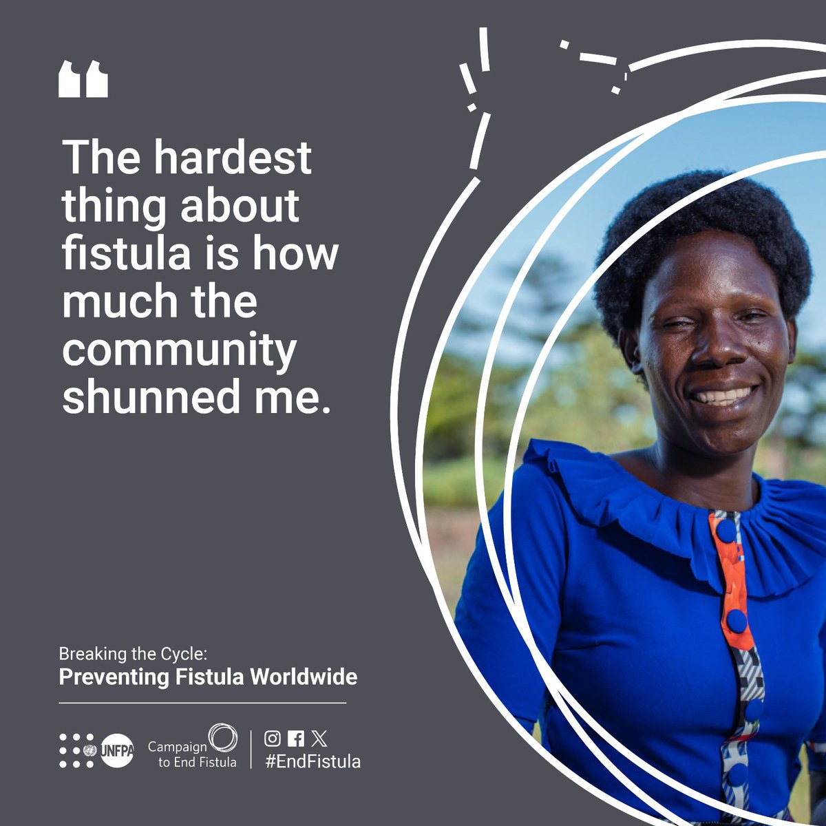 The community and people around women suffering from Fistula shouldn’t push them away 🥺

#EndFistula