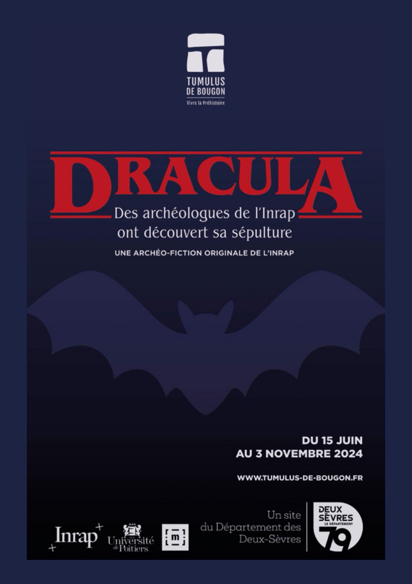 [🏺#JEArchéo] Et si le célèbre vampire n’était pas mort dans les Carpates mais dans les Vosges, à Épinal ? Dans le cadre des @journees_archeo, le 15 et 16 juin, projetez-vous au musée @tumulus_bougon dans une archéo-fiction, mise en place par l'@Inrap 

👉 lc.cx/ui92sP