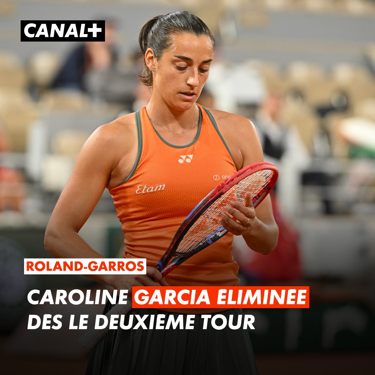 #RolandGarros 🎾 - L'américaine Sofia Kenin surclasse la n°1 française, Caroline Garcia, et l'élimine dès le premier tour (6-3, 6-3) 🥶