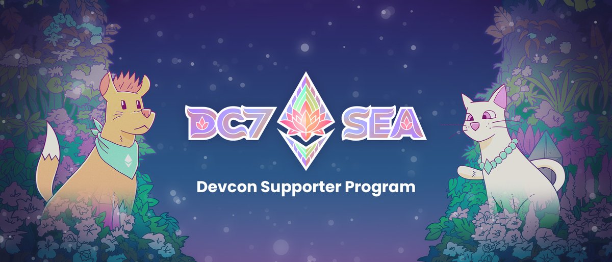 🌟 Join us for Devcon 7 SEA in Bangkok! The Devcon Supporter Program is back, offering a unique way to fund Ethereum-related public goods and impactful projects. Apply by July 31 to become a Supporter and get tickets to Devcon 7 SEA!