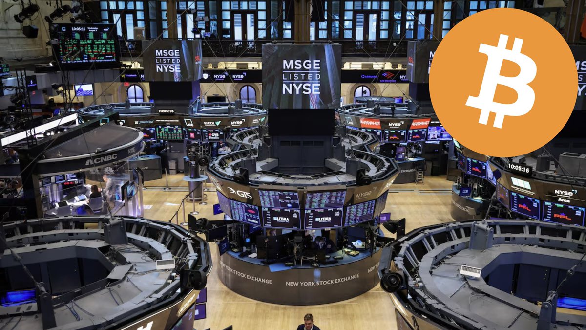 BREAKING‼️ - The New York Stock Exchange has announced a collaboration with  CoinDesk Indices to launch financial products that track spot Bitcoin  prices. #Bitcoin