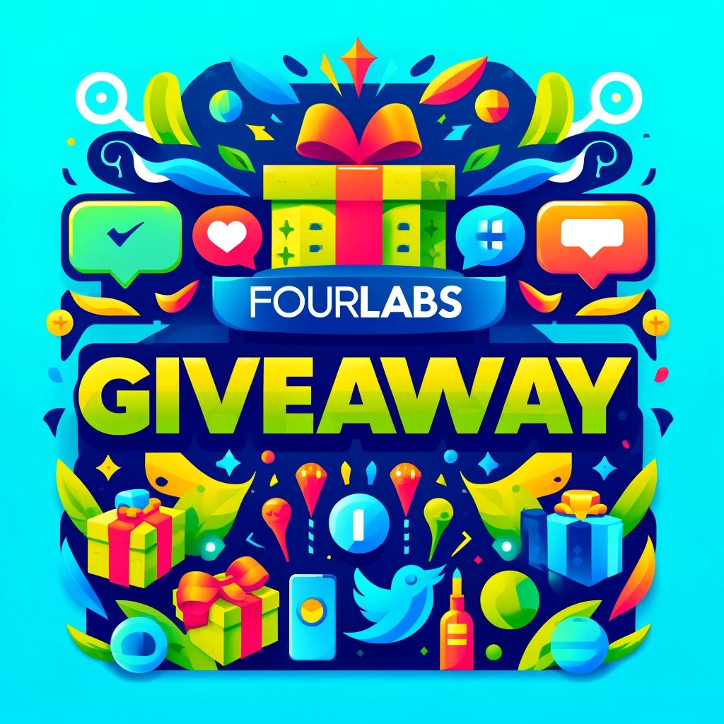 Four_Labs's tweet photo. 🎉 FOURLABS Giveaway Alert! 🎉

We are excited to announce our latest giveaway where 10 lucky winners will each receive $10! Follow the steps below to enter:

How to Enter:

1. Follow Us: Make sure you’re following @Four_Labs on Twitter.
2. Like & Repost: Like this tweet and repost it.
3. Mention Friends: Mention 3 friends in the comments.
4. Join Our Discord: Join our Discord community here: https://t.co/KJxYAPIgD9

Reward:

💰 10 Winners will be chosen randomly. Each winner will receive $10!

📸 Comment Proof: Don’t forget to comment proof that you’ve joined our Discord!

Giveaway Timeline:

📅 Start Date: 29/05/24
📅 End Date: 12/06/24
📢 Winners Announced: 13/06/24

Good luck to everyone! Let’s grow our community and have some fun together! 🚀

#Giveaway #Contest #FOURLABS #Win #JoinUs #Community #GiveawayAlert #WinWithFourLabs #TwitterGiveaway #ContestAlert #Freebie #LuckyWinners #PrizeGiveaway #CommunityGrowth #FollowAndWin #TechGiveaway #Innovation