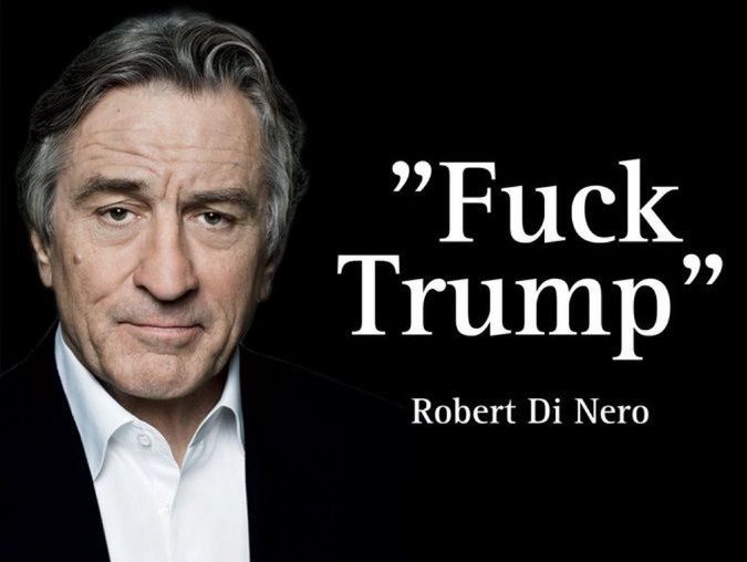 'Fuck Trump' - Robert Di Nero #quote Check on my #blog --> sydesjokes.blogspot.com/2024/05/fuck-t…