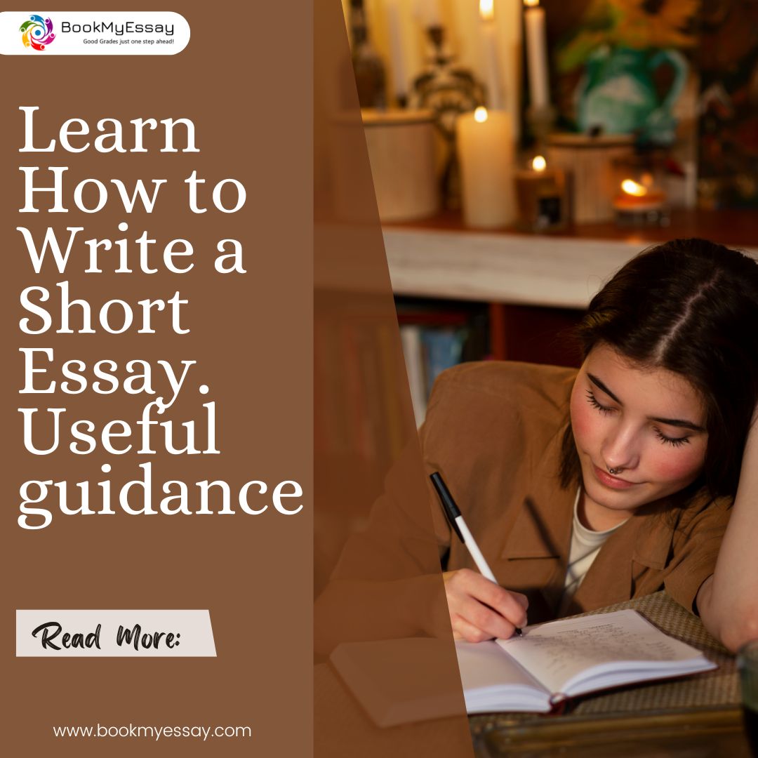 Master concise expression! Discover the art of short essay writing with expert guidance at BookMyEssay. Unlock your writing potential today Read More: shorturl.at/8VaxL #EssayWritingTips #AcademicWriting #EssayHelp #EssayStructure #StudentLife