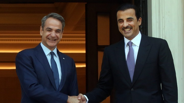 PM Mitsotakis meets Emir of Qatar; two bilateral agreements signed amna.gr/en/article/822…