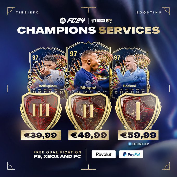 🚨ULTIMATE TOTS WEEKEND LEAGUE SPOTS 

Here’s what we are offering: 

🎮Pro Boosters at Your Service

🌟Exclusive Rewards

🔐Secured and Fast Service💨

🌍Global Payment and Support 

Sounds good? 
Send a message and let’s make this weekend legendary! 🔥

#fc24 #weekendleague