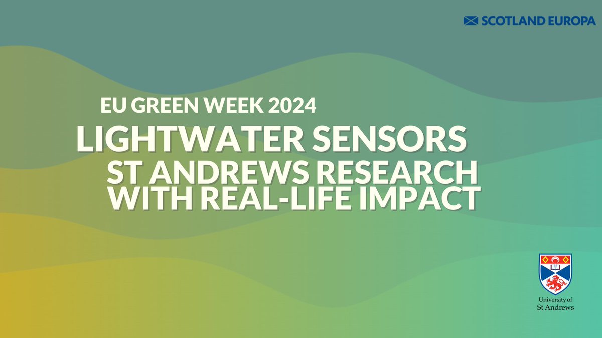 Scotland Europa (@scotlandeuropa) on Twitter photo A spin-out company of <a href="/univofstandrews/">University of St Andrews</a> has developed real-time sensors to detect water contamination.
<a href="/LightwaterSens/">Lightwater Sensors</a>, currently running several pilot projects, are committed to using technology to improve water quality worldwide.
💡 bit.ly/4bTOfn6
#EUGreenWeek A spin-out company of <a href="/univofstandrews/">University of St Andrews</a> has developed real-time sensors to detect water contamination.
<a href="/LightwaterSens/">Lightwater Sensors</a>, currently running several pilot projects, are committed to using technology to improve water quality worldwide.
💡 bit.ly/4bTOfn6
#EUGreenWeek