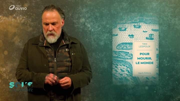 Merci à Bouli Lanners d'avoir eu la curiosité de lire Pour mourir, le monde, et la générosité d'en parler.