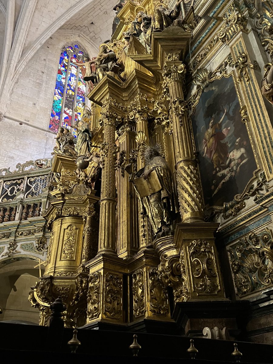 Detalle en el Altar Mayor de San Francesc #Palma España 🇪🇸🇪🇸