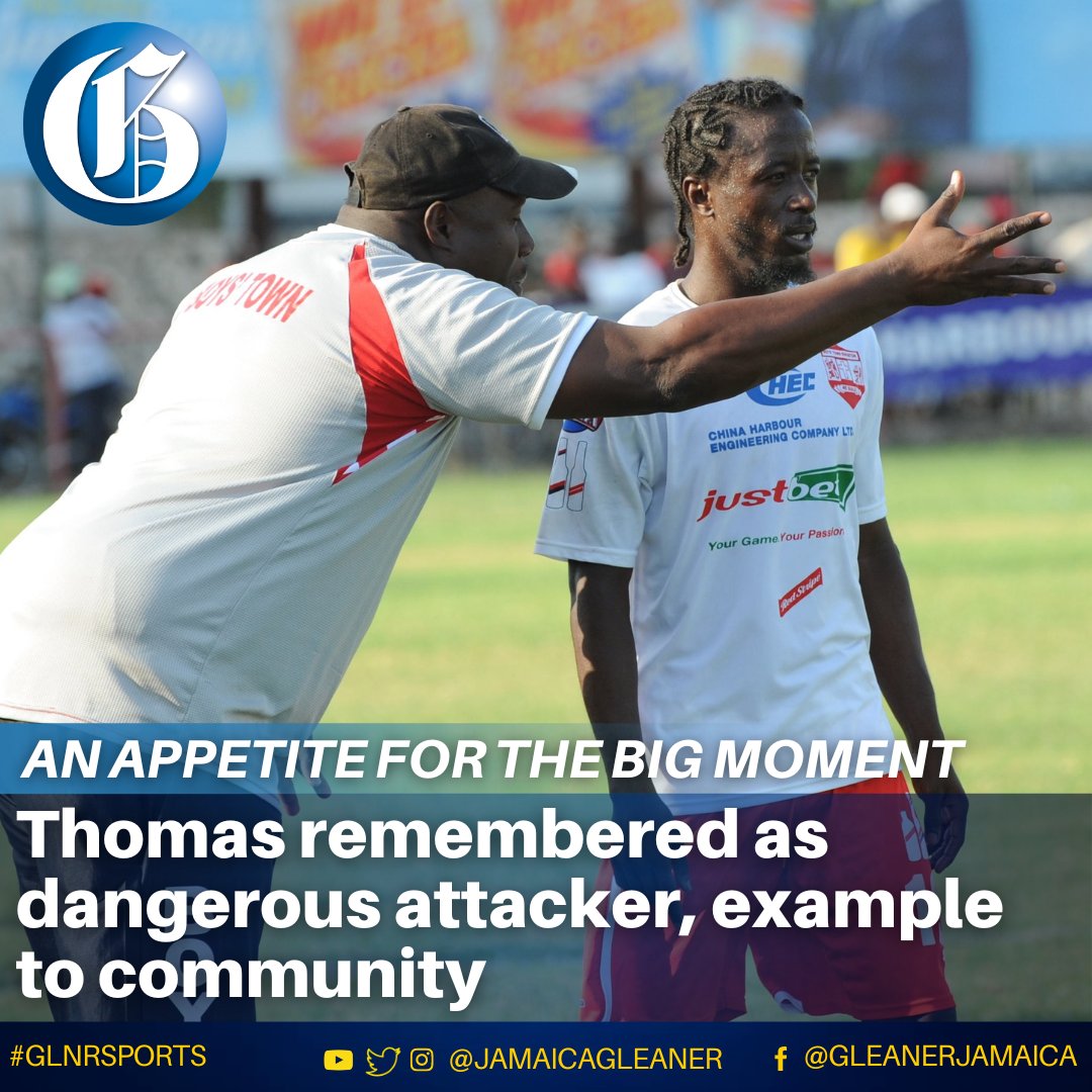 Former Boys' Town attacker Rafiek Thomas, who was shot and killed in his community of Denham Town yesterday morning, is being remembered as a prolific goalscorer with a deft touch, sublime skills, and an appetite for the big moment.

Read more: jamaica-gleaner.com/article/sports… #GLNRSports