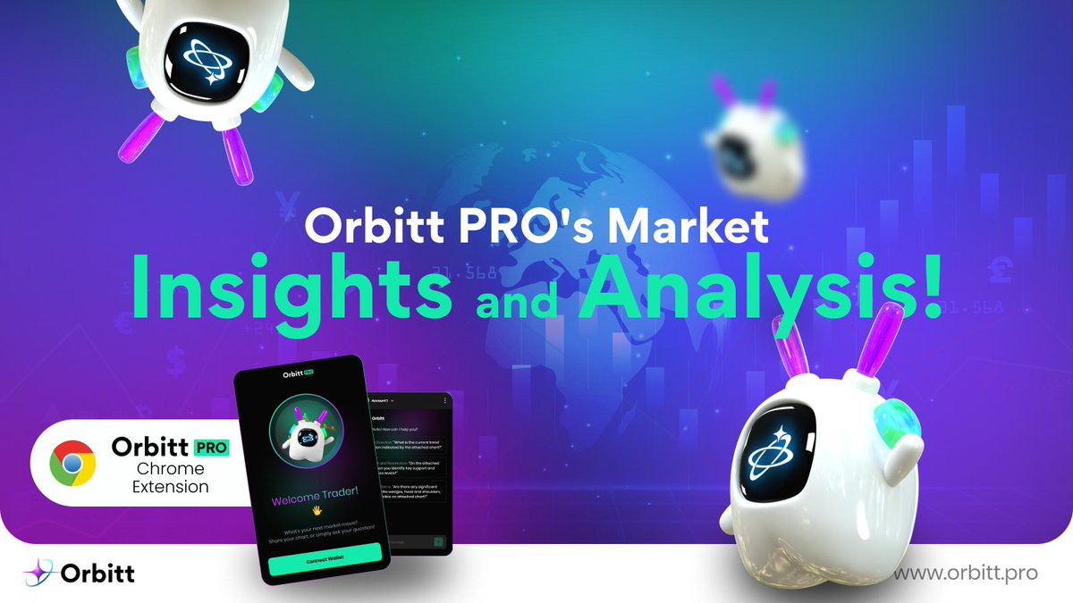Gain a competitive edge in the #crypto markets with Orbitt PRO's comprehensive market insights and analysis. Stay informed, make informed decisions, and stay one step ahead of the market fluctuations! Use #AI-Infused Chrome Extension with every trade you make📊 #OrbittPRO