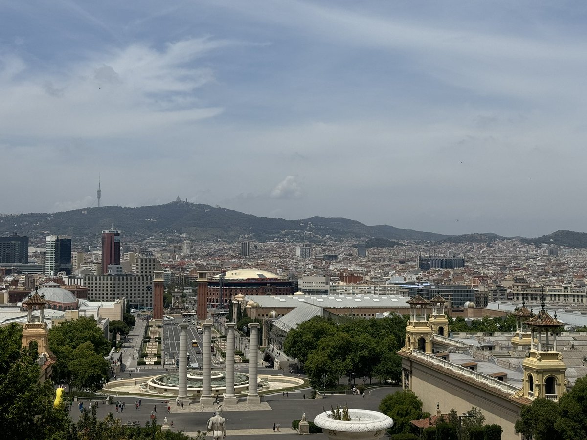 CSGSWater's tweet image. Enjoying the view over Barcelona