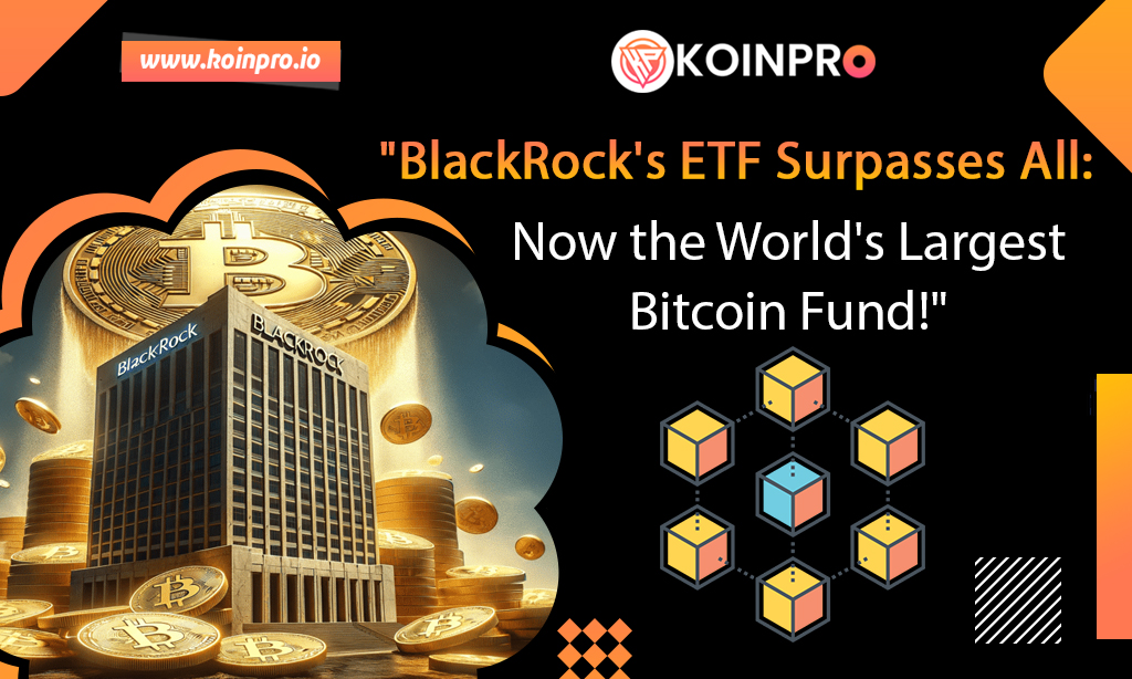 "A new milestone in the crypto world! BlackRock's ETF now the biggest Bitcoin fund globally! 🌍🔝 #CryptoNews #BitcoinFund #Investment"