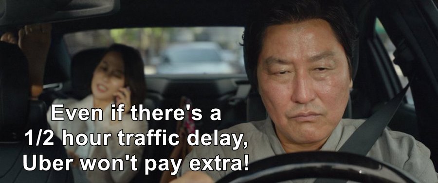 Uber found yet another trick to cut driver pay.
When 'up-front pricing' was introduced, drivers could get a pay adjustment if the ride took longer than expected. No longer! 
#Uber underestimates trip time and won't increase payment when there are uncontrollable delays.