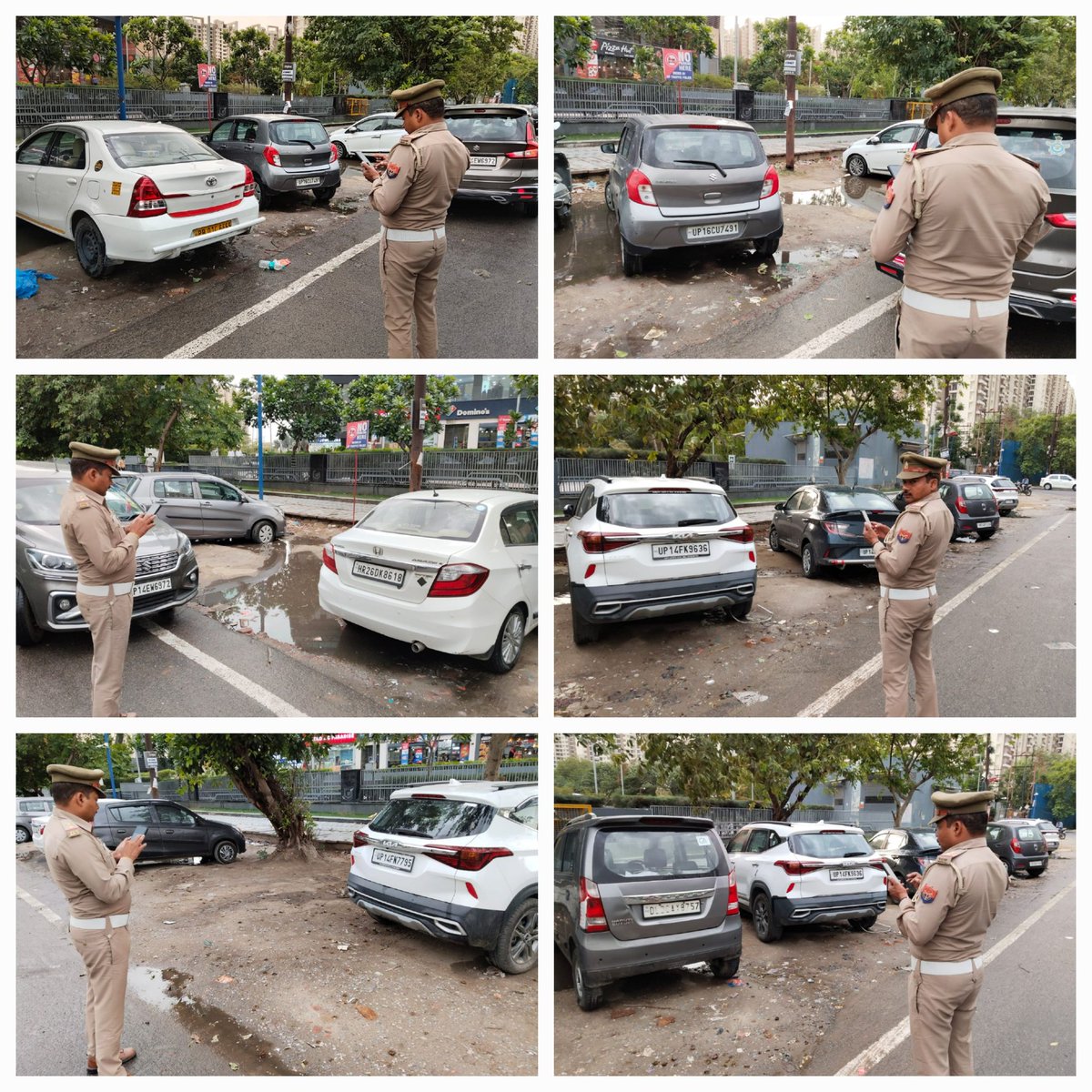 दिनांक 29.05.2024 को @noidatraffic द्वारा ब्लू सफायर मॉल के सामने अनाधिकृत/नो पार्किंग में खड़े एवं यातायात नियमों का उल्लंघन करने वाले वाहनों के विरुद्ध नियमानुसार आवश्यक कार्यवाही की जा रही है। यातायात हेल्पलाइन नं0- 9971009001