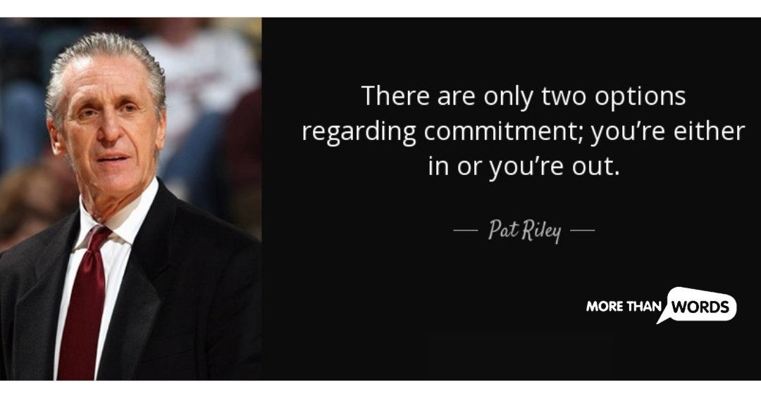 #Commitment- making a plan and putting it into action.