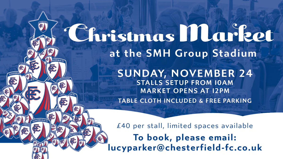 🎄 𝗚𝗲𝘁 𝗮 𝘀𝘁𝗮𝗹𝗹 𝗮𝘁 𝗼𝘂𝗿 𝗖𝗵𝗿𝗶𝘀𝘁𝗺𝗮𝘀 𝗠𝗮𝗿𝗸𝗲𝘁! Save the date or book your stall at our annual Christmas Market! It's always a favourite so make sure you don't miss it. Stalls are £40 each. #Spireites