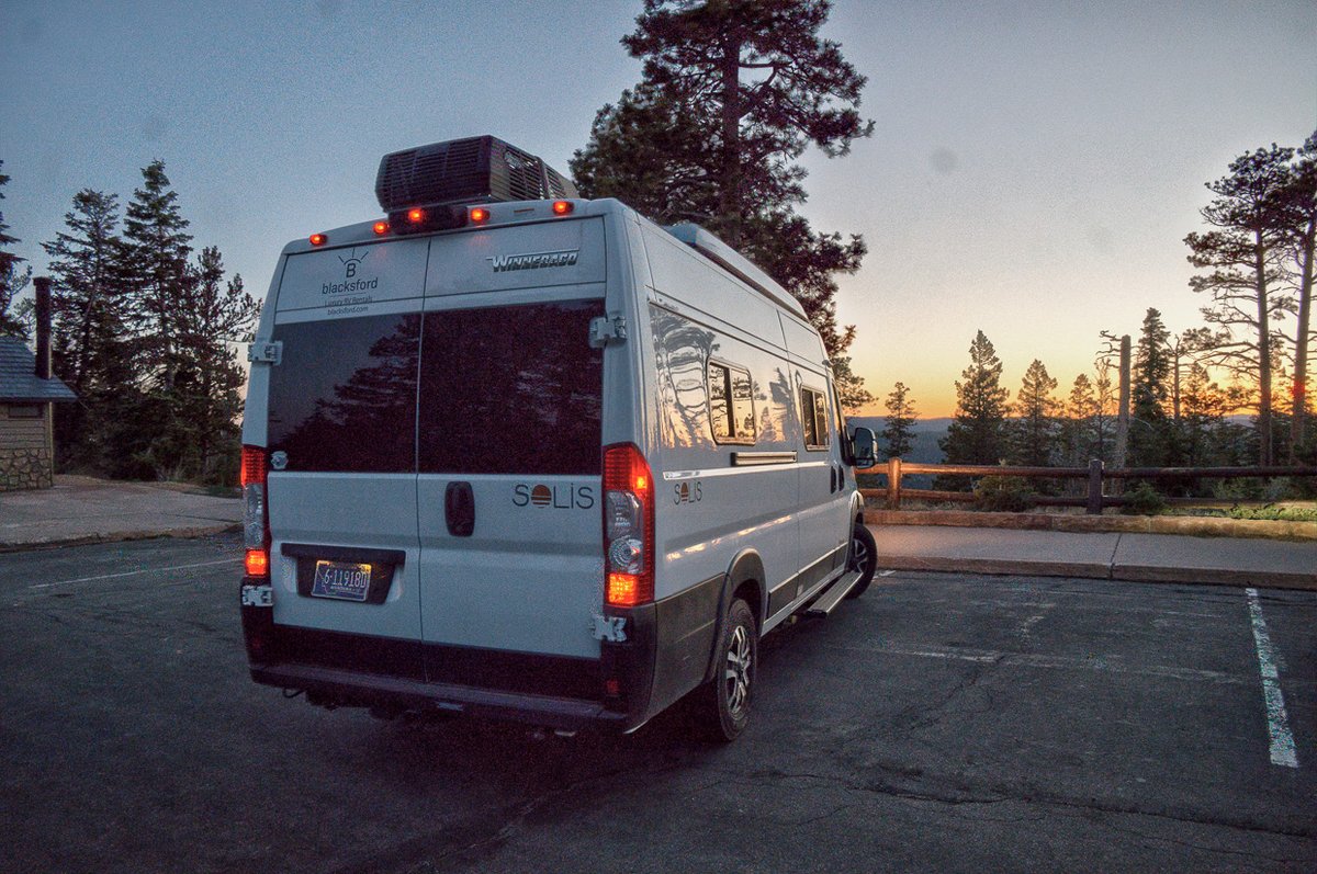 Seniors, seriously consider taking an easy-to-drive Class B RV the next time your travel out West. Click here to see how exhilarating it can be. .  #getaway #rvcamping #Blacksford RV #29 bit.ly/4bkQYWW
