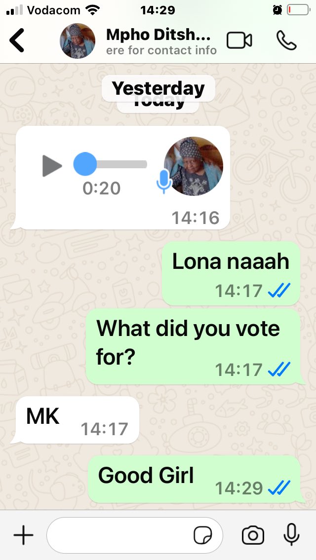 Even my mom understood the assignment 
@MkhontoweSizwex 
#VoteMK