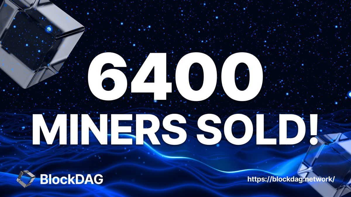 ✨ Achieving 6400 #miners sold marks another step toward our goal of decentralizing #blockchain power. 🚀 🔥 Join us now and help drive the future of #blockchain technology! purchase2.blockdag.network