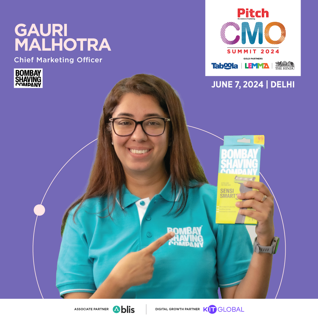 🪒 Grooming the Future of Marketing!

Join Gauri Malhotra from @BombayShavingCo  at the #PitchCMO Summit - Delhi 2024 as she unveils innovative strategies in the grooming industry. Don’t miss this chance to elevate your marketing approach!

Register Now: bit.ly/4b7kVJo
