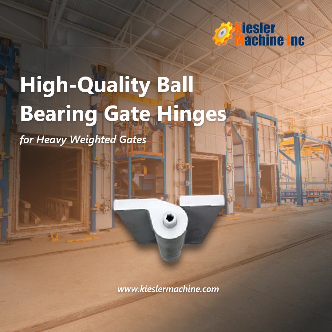 kieslermachine's tweet photo. Our High-Quality Ball Bearing Gate Hinges - the solution for heavy weighted gates! 
Equipped with greaseable bearings, our hinges ensure smooth opening and closing, perfect for high-traffic areas. Made in the U.S.A.
https://t.co/YsPNrGEm4U
#BallBearingGateHinges #GateHinges https://t.co/nWIpKgb7VG