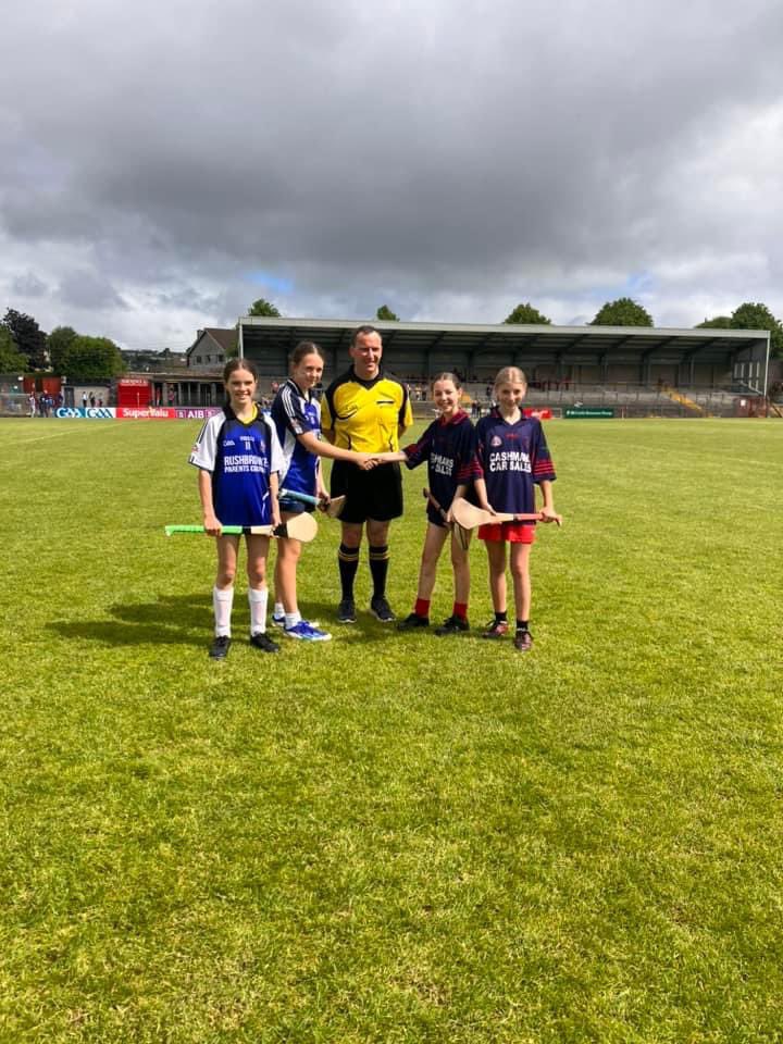 Congrats to the Bunscoil Rinn An Cabhlaigh girls and coaches on winning the Sciath Na Scol Final. Great win and congratulations on completing the Sciath Na Scol Double 🏆🏆 #cobhcamogieontop