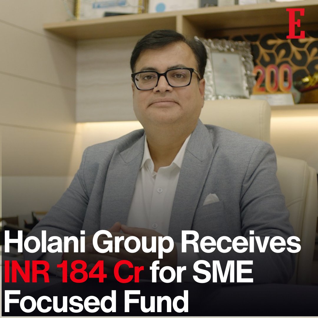 #Update Holani Consultants, based in Jaipur, has received INR 184 crore for its SME-focused INR 400 crore fund launched in April. Read the story: ow.ly/Kihc50S04e4 #SmallBusinessSupport #VentureCapital #BusinessGrowth #FundingUpdate