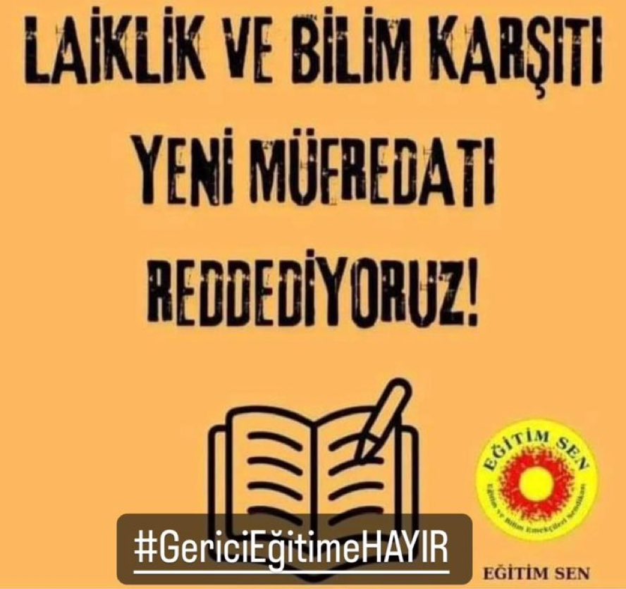 #GericiEğitimeHAYIR