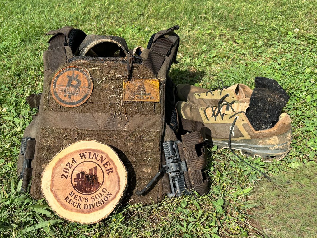 @TulsiGabbard @staccato2011 Nice work ma’am!

Bitcoin Veterans own @OpLibertas finished 1st in the Memorial Day @HardshipHillOCR Ruck Division conducting 7 laps for a total of 17.5 miles, 315 obstacles, with a 30# kit #ProofOfWork

We’d love to have you on the show sometime to talk about Veteran issues,