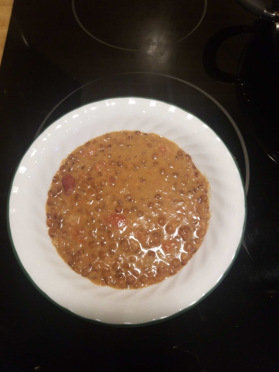 Today I  made Madras Lentils.  I love the ones I  get in pouches from Costco.   I made my own.  Tried a batch on the kids and I  got a super yummy response.