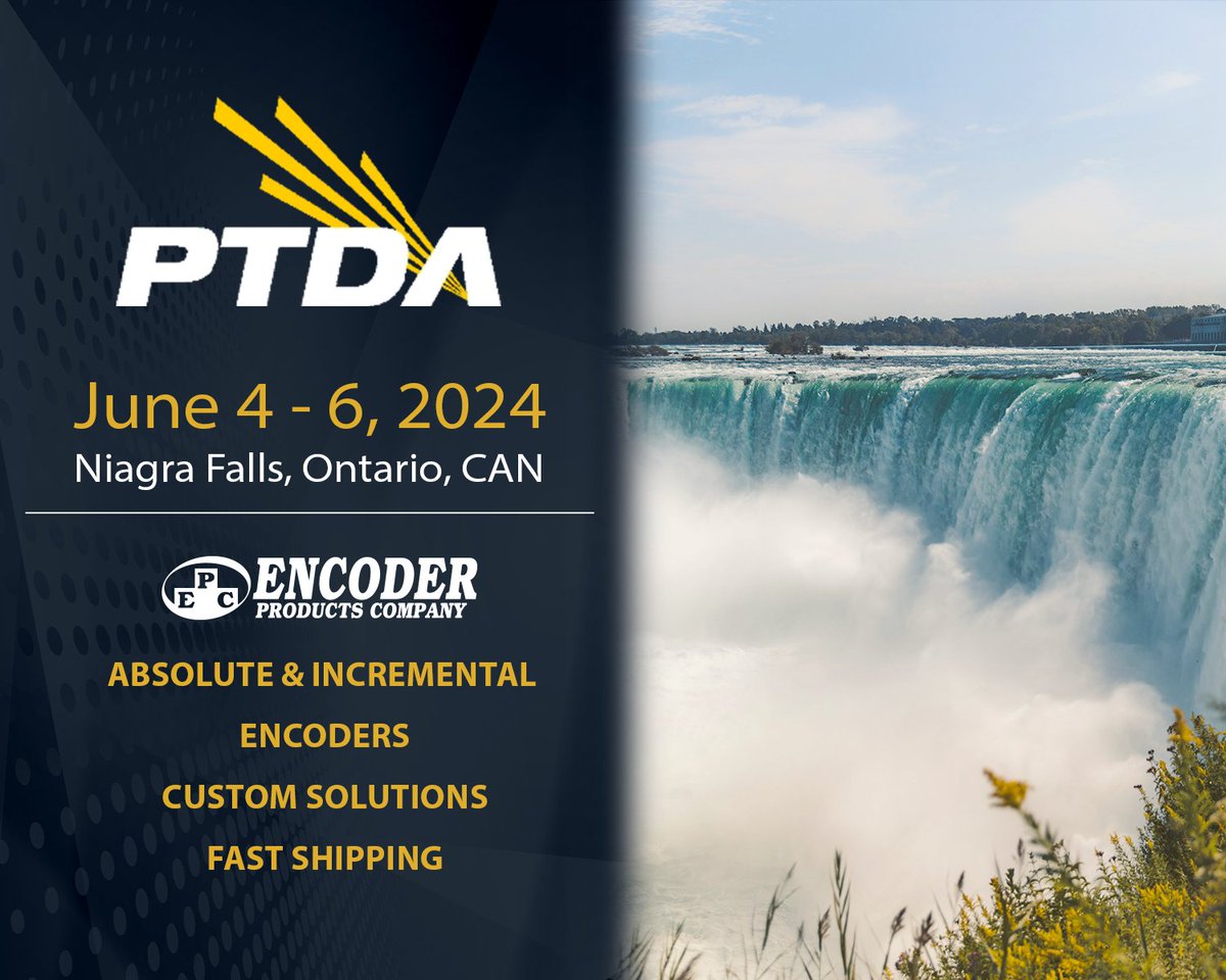 Join us next week in Niagra Falls June 4-6 for the PTDA conference!
#industrialautomation #encoders #customsolutions #automation #motioncontrol
