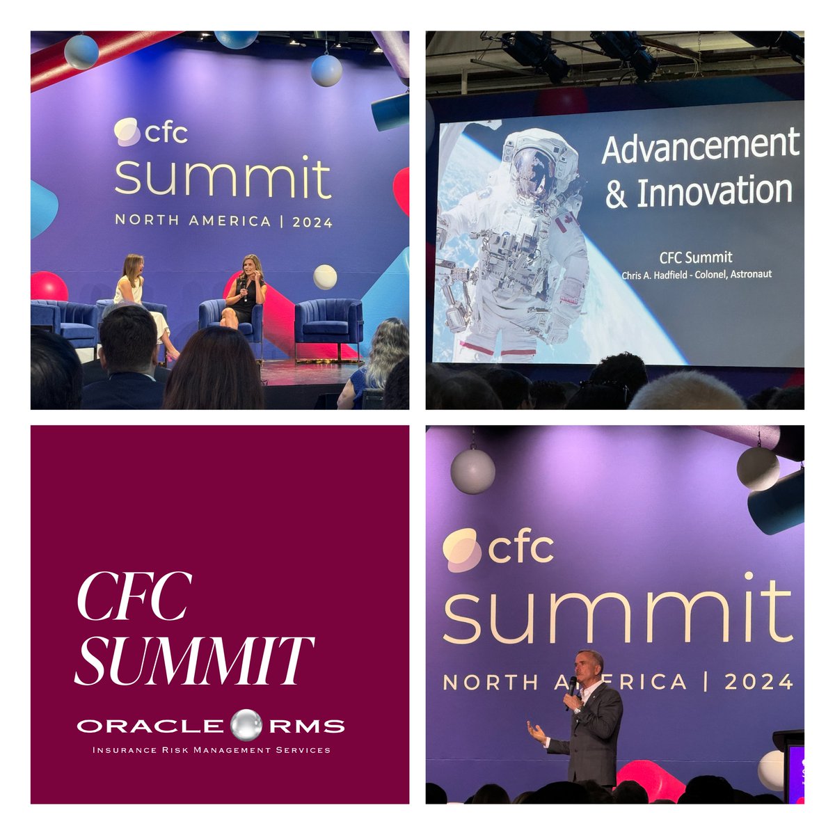 OracleRMS's tweet image. Last week, members of our management team attended 2024 CFC Summit North America, which brought together hundreds of brokers from across Canada and the United States to discuss various topics in specialty insurance.

Thank you to @cfc_insurance for putting on an amazing summit!