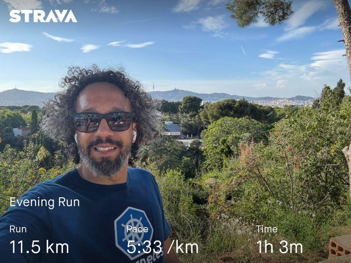 A seriously hilly run in Barcelona 🇪🇸. But it's ✅. Ready for ⁦@spring_io⁩ 👌 strava.app.link/tULm48T2ZJb