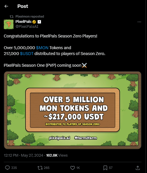 .<a href="/Pixelmon/">Pixelmon 🔺</a> tweeted about their Airdrop,for their NFT holders
 
Smart guys who were already holding NFTs claimed Airdrop and Sold their bags to Bids

Prevent this in future: purchase OUR Twitter Tracker, which tracks tweets and follows of X accs

Contact discord.gg/jXKyURcAEf 💎