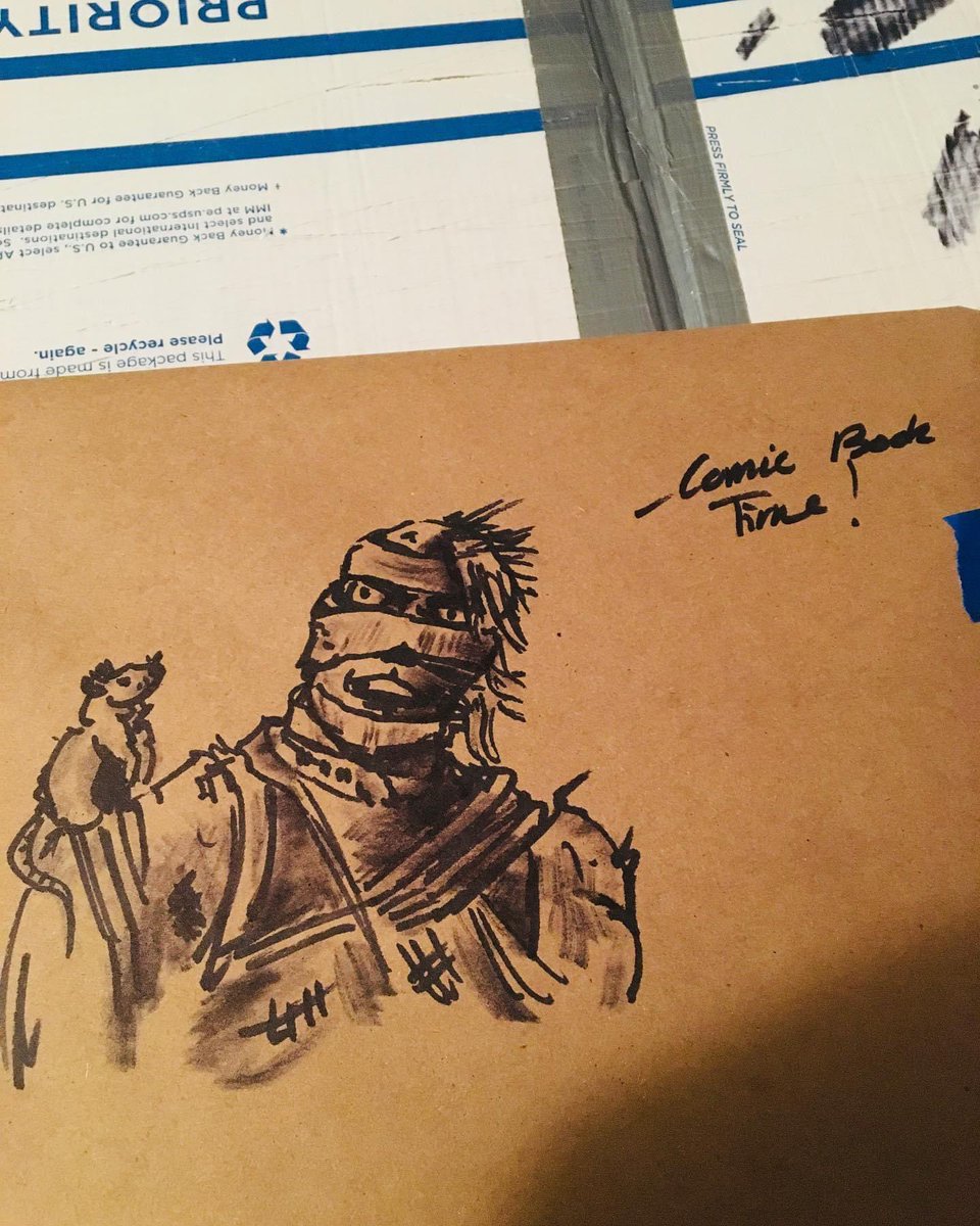 Haven’t done an #OG Ratking in a minute STR8 bangin them out today ❤️doin #tmnt sketches 🐢🐢🐢🐢🐀🍕
#ninjaturtles #Barbecue #LastRonin #comicbookart #comicbooks #drawing #art #sketchpad #artist #pizza