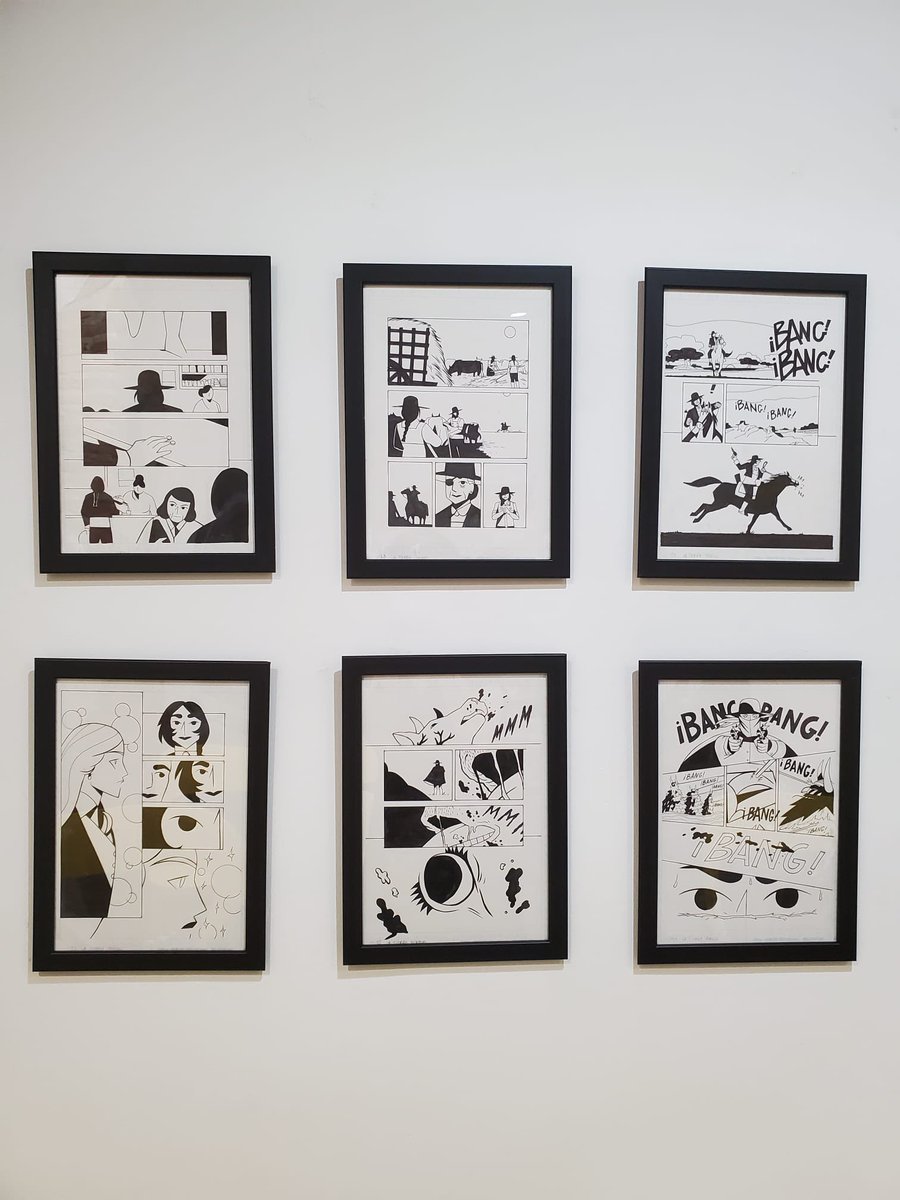 Os recuerdo que en @LaFabulosa_lib continúa la exposición de “La Tierra Yerma”. Si queréis ver algunos originales de la obra, pasaros por su espacio: calle del Barco 40 en Madrid.