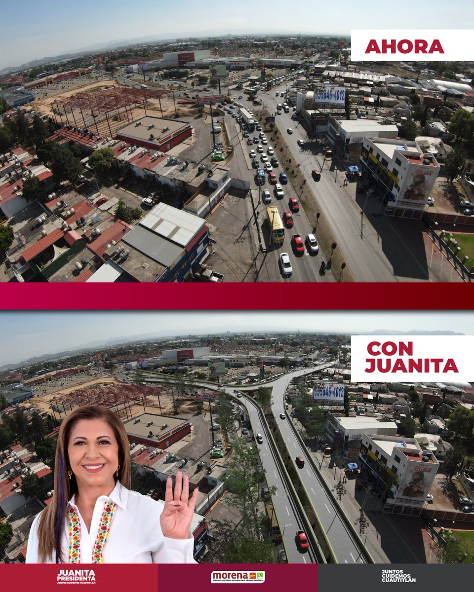 El Distribuidor Vial La Joya es una de mis prioridades porque la movilidad de Cuautitlán debe ser atendida. ¡Hagamos posible el cambio! Con tu voto, tienes el poder de hacer que la #4Transformación llegue a nuestro municipio. Este 2 de junio, vota todo #MORENA
#JuanitaPresidenta