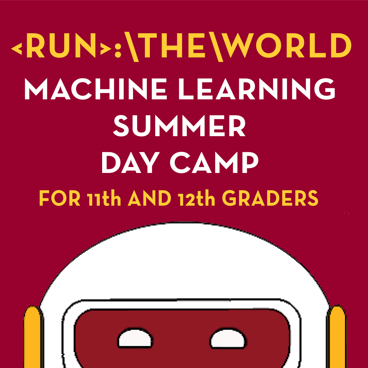 MathCEP's tweet image. &amp;lt;RUN&amp;gt;:\THE\WORLD Machine Learning Summer Day Camp empowers high school students to pursue STEM education by introducing them to cutting-edge machine learning technologies and applications that make a difference in the world. Seats are limited! Visit z.umn.edu/ML2024.