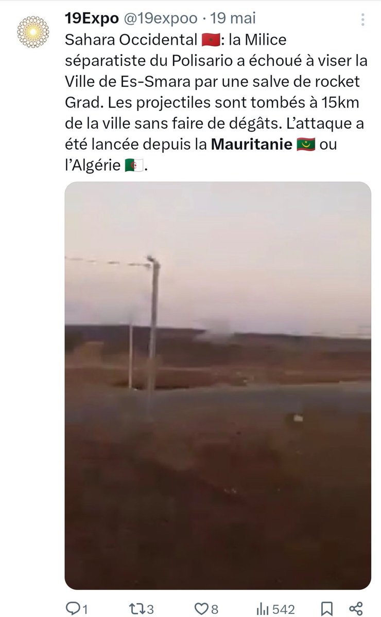 Tu crois vraiment que le #Mauritanie va faire une ligne ferroviaire avec des zozos qui publient des cartes offensantes et qui s'approprient l'empire Mourabitoune🇲🇷
Tu crois qu'ils vont parler avec le 🇲🇦qui les traite de complice du Polisario et tuent leurs civils avec des drones