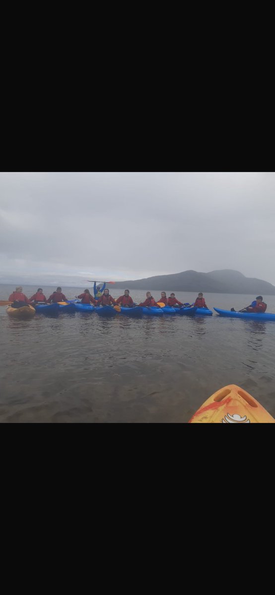 Kayaking for the Red Group today 🌊 @ArranOutdoors