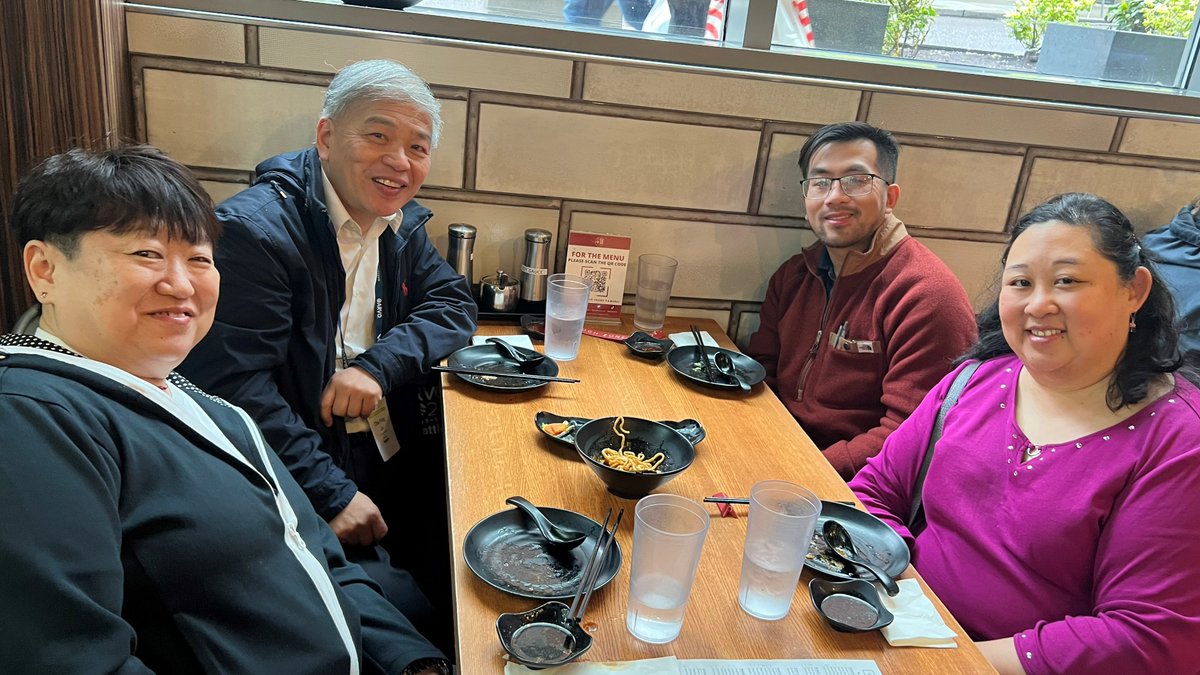 ChengLabIU's tweet image. Also at #ARVO2024, Michael presented a poster and moderated a poster session! His first attendance at ARVO was lots of fun as can be seen in the photo with Dr. Chia-Yang Liu, Dr. Yuka Okada, and Dr. Cheng!