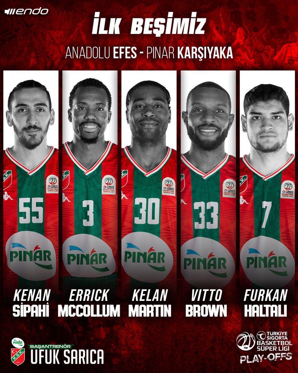 Anadolu Efes karşısında ilk 5️⃣imiz 💚❤️