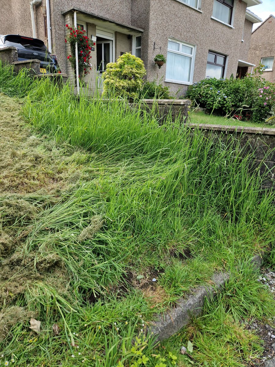 annarankin16's tweet photo. @ValleysToCoast 👋 it's me again with my annual correspondence. While I am very pleased to see this plot mowed today, I am not overly impressed by the standard. No strimmer, just a mower and none of the border line maintained as per your promise last year, and the one before... https://t.co/CVed6IWZ5W