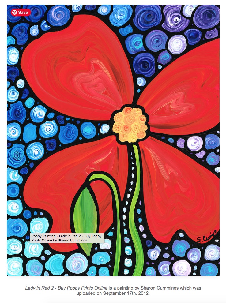 Lady In Red HERE: fineartamerica.com/featured/lady-… #red #poppy #poppies #flower #flowers #floral #floralart #spring #mosaic #art #artwork #ArtistsOfX #buyINTOART #FillThatEmptyWall
